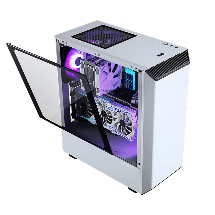 

2021 new product gaming casing with computer, Black
