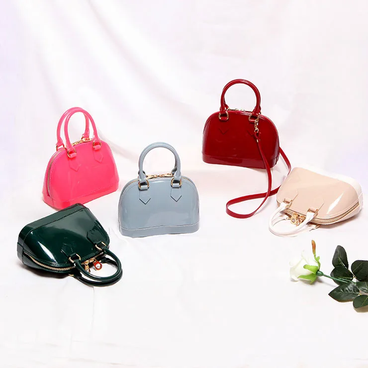

Trendy Candy Color Jelly Bag Pvc Handbag Mini Women Jelly Sling Bag, Many colors