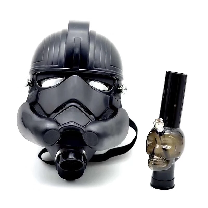

Hot Selling Gas Mask Water Pipe Hookah Silicone Gas Mask Smoking Pipe, Five colors