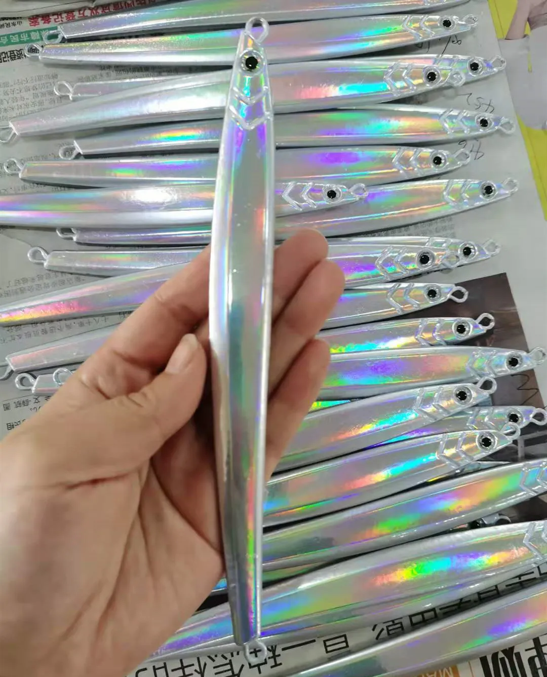 

180g 200g lead metal fishing fast speed jigging lure luminous large fishing lure hard saltwater jigging lures, Various