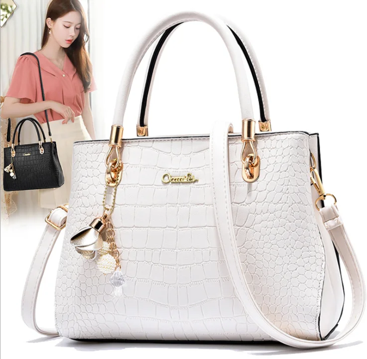

New Hot Sale Large Volume Fashion Casual Tote Pink Pu Leather Hand Bags Women Shoulder Handbags for Female