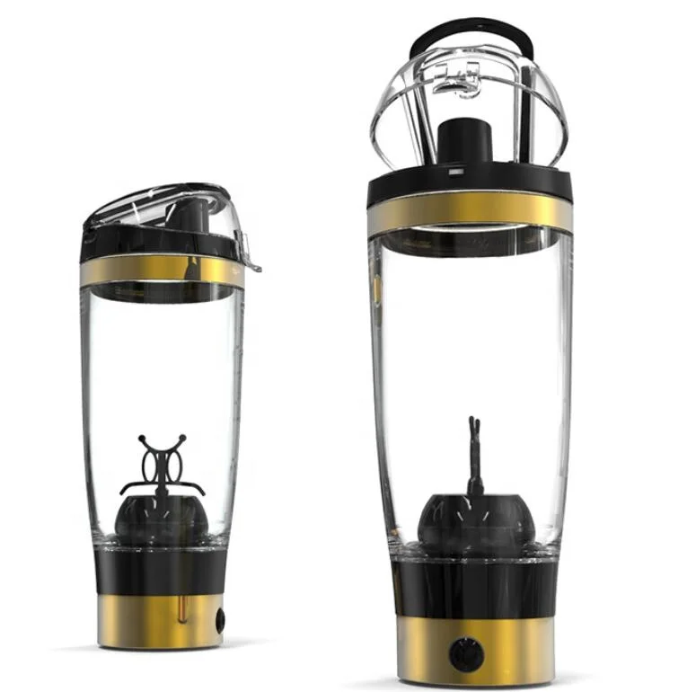 

New Arrival Magnetic suction Shaker USB rechargeable electric protein shaker water bottle, Pink blue green black or custom color