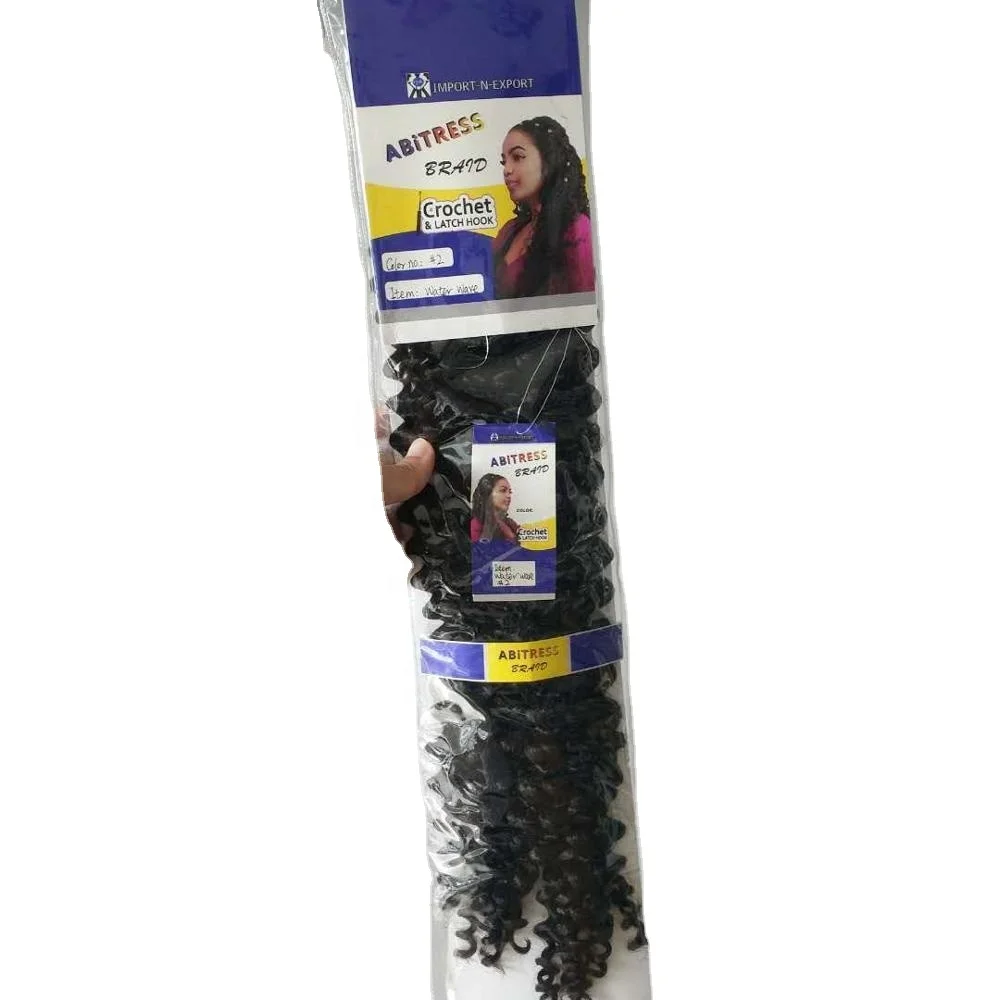 

FREE SHIPPING ABItress crochet hair water wave crochet hair crochet hair braid 22inch