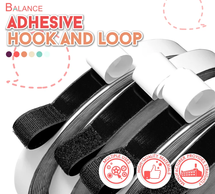 1 adhesive hook loop tape