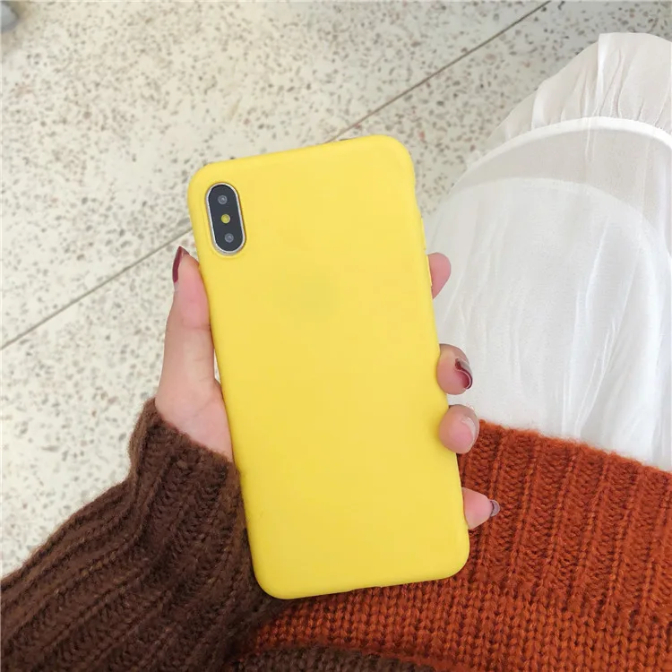 new arrivals 2019 amazon 1.0mm soft candy macaron jelly matte frost tpu silicone mobilephone phone case for iphone xs xr max 11