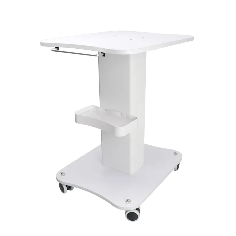 

Mobile wheels Spa machine trolley standing pedestal for salon beauty machine, White