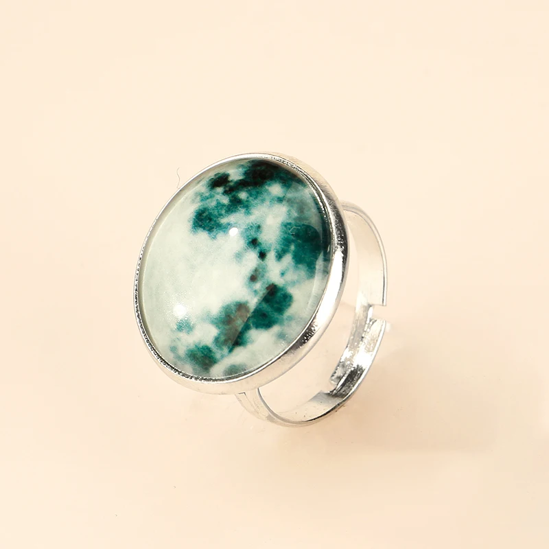 

Fashion Charming Lunar Glowing Ring For Women Custom Name Jewelry For Women Wholesale