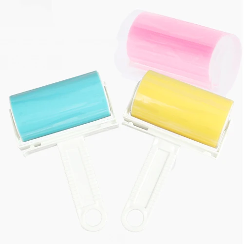 

Sticky Roller Brush Hair Lint Dust Remover Washable Folding Clothes Cleaner 2 size options