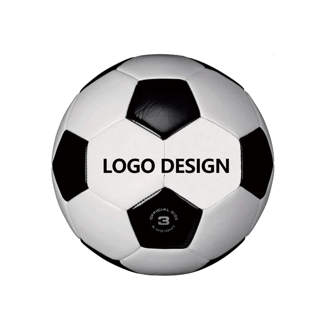

Wholesale Custom PU Synthetic Durability Leather Cheap Size 5 Soccer Ball, White