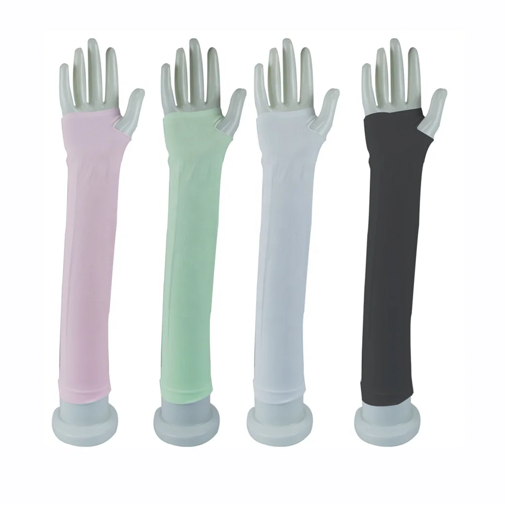 

LOW MOQ uv protection tie dye white skin compression running sports cycling arm sleeve gaming