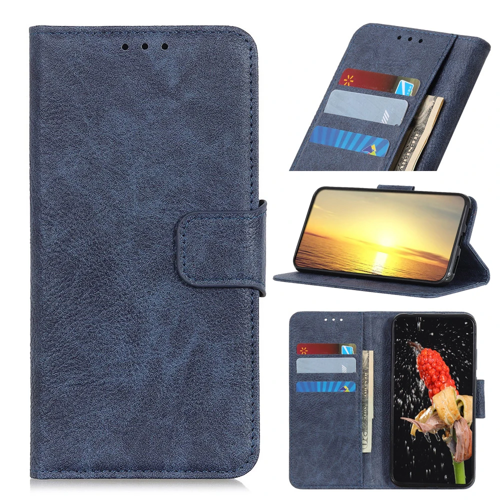 

Litchi grain PU Leather Flip Wallet Case For IPHONE 13 MINI With Stand Card Slots, As pictures