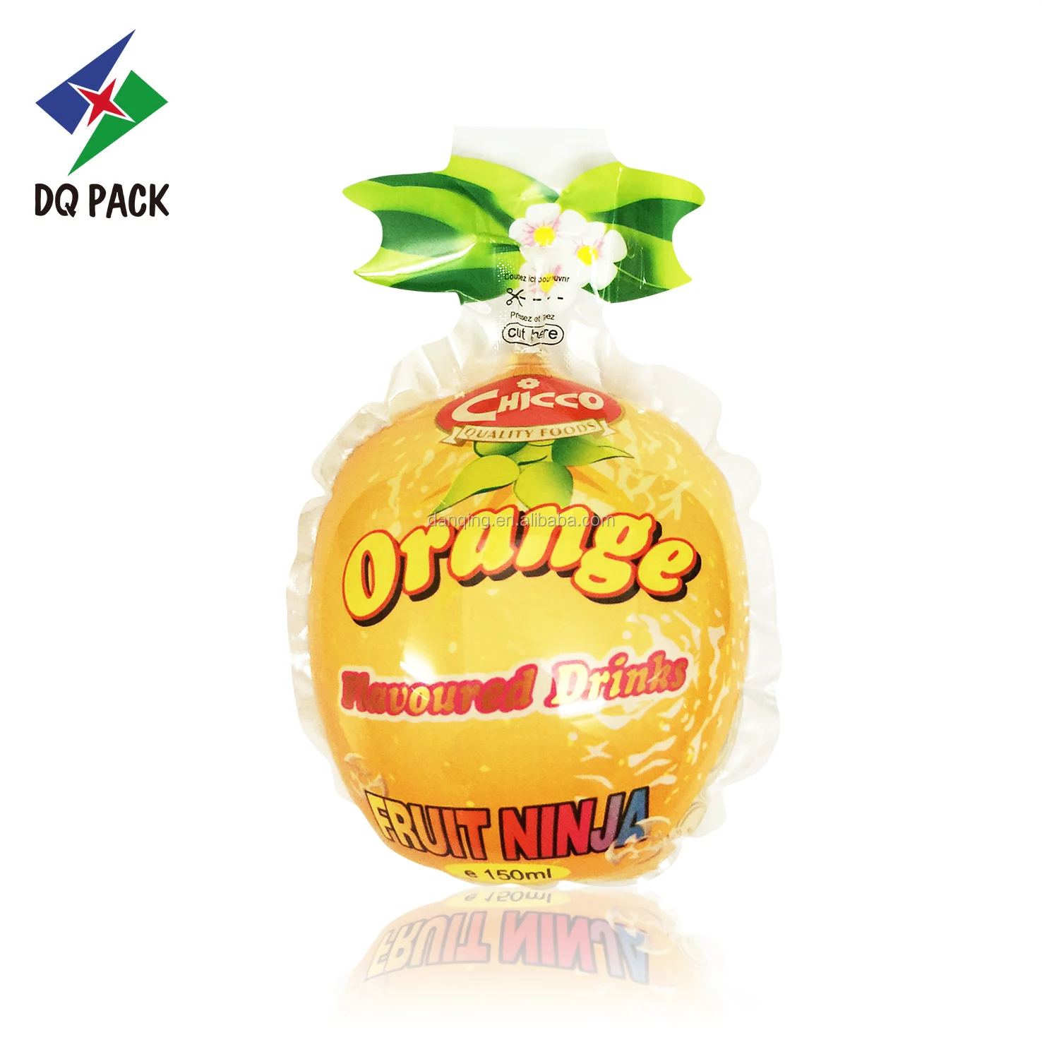 DQ PACK China manufacturer custom printed fruit juice injection pouch
