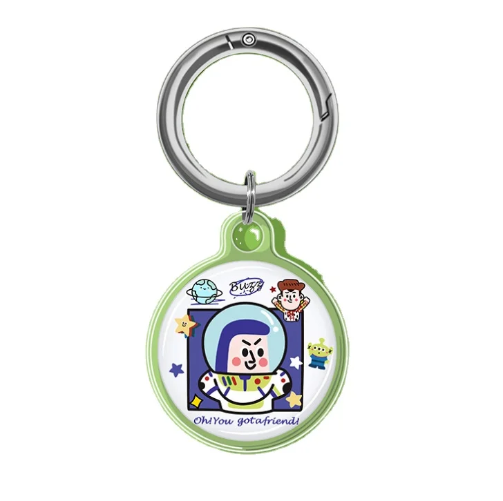 

Clear for AirTag Case Cover Anti-Lost Toy Story 4 Buzz Lightyear Kuromi Kirby Key chain GPS location Tracker