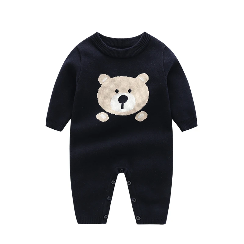 

AustinBella/wholesale boutique fashion fall winter baby knitted sweater rompers baby boy clothes knit clothing knitting jumpsui