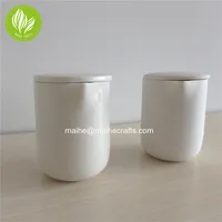 

porcelain candle vessels ceramic massage jars with porcelain lid