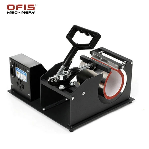 OFIS Digital Sublimation Mug Press Machine Electric Automatic Heat Transfer Plate Printing Garments Mugs Used Condition Motor