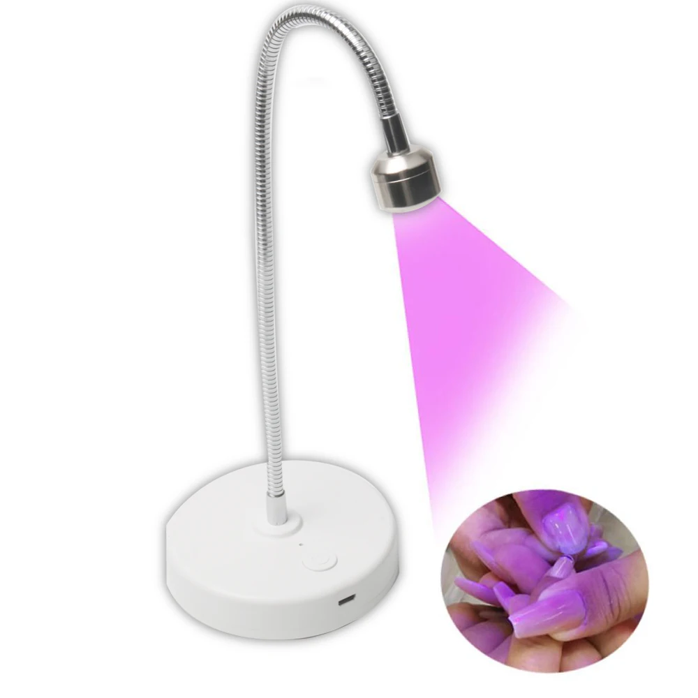 

iBelieve Portable Rechargeable Cordless Nail UV LED Gel Light Table Lamp Fast Curing gel X extension light mini led lamp