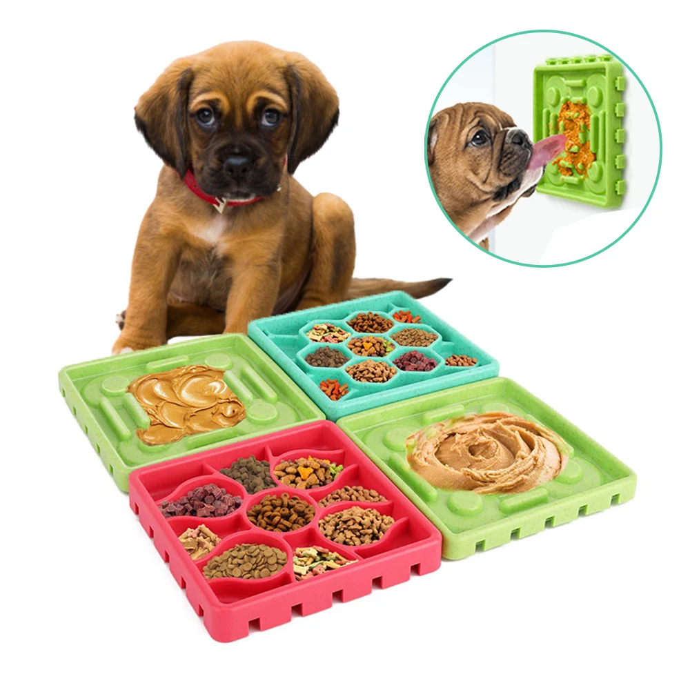 

ZMaker Dog Training Puzzle Toy Slow Eat Feeder Mat Lick Pads with Strong Suction