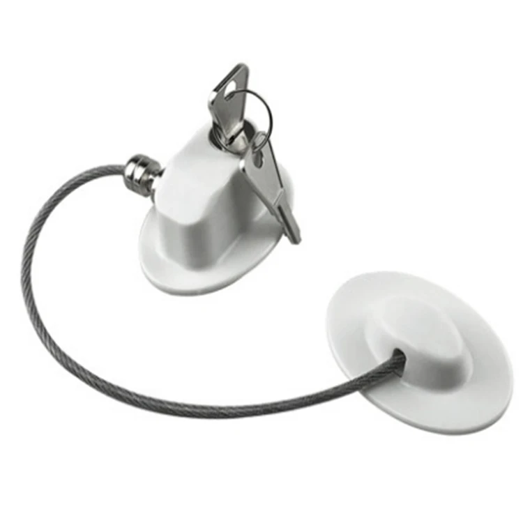 

Children's Window Refrigerator Safety Limit Lock With Stainless Steel Key Cylinder.