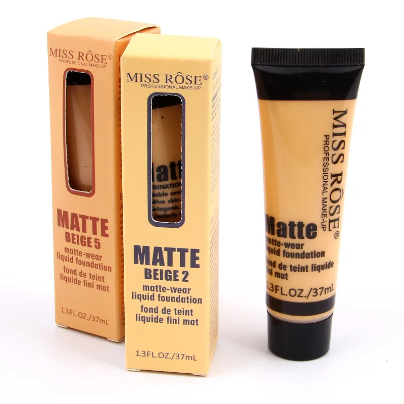 

Top Selling Low MOQ Waterproof Liquid Foundation For Lady's Face Makeup