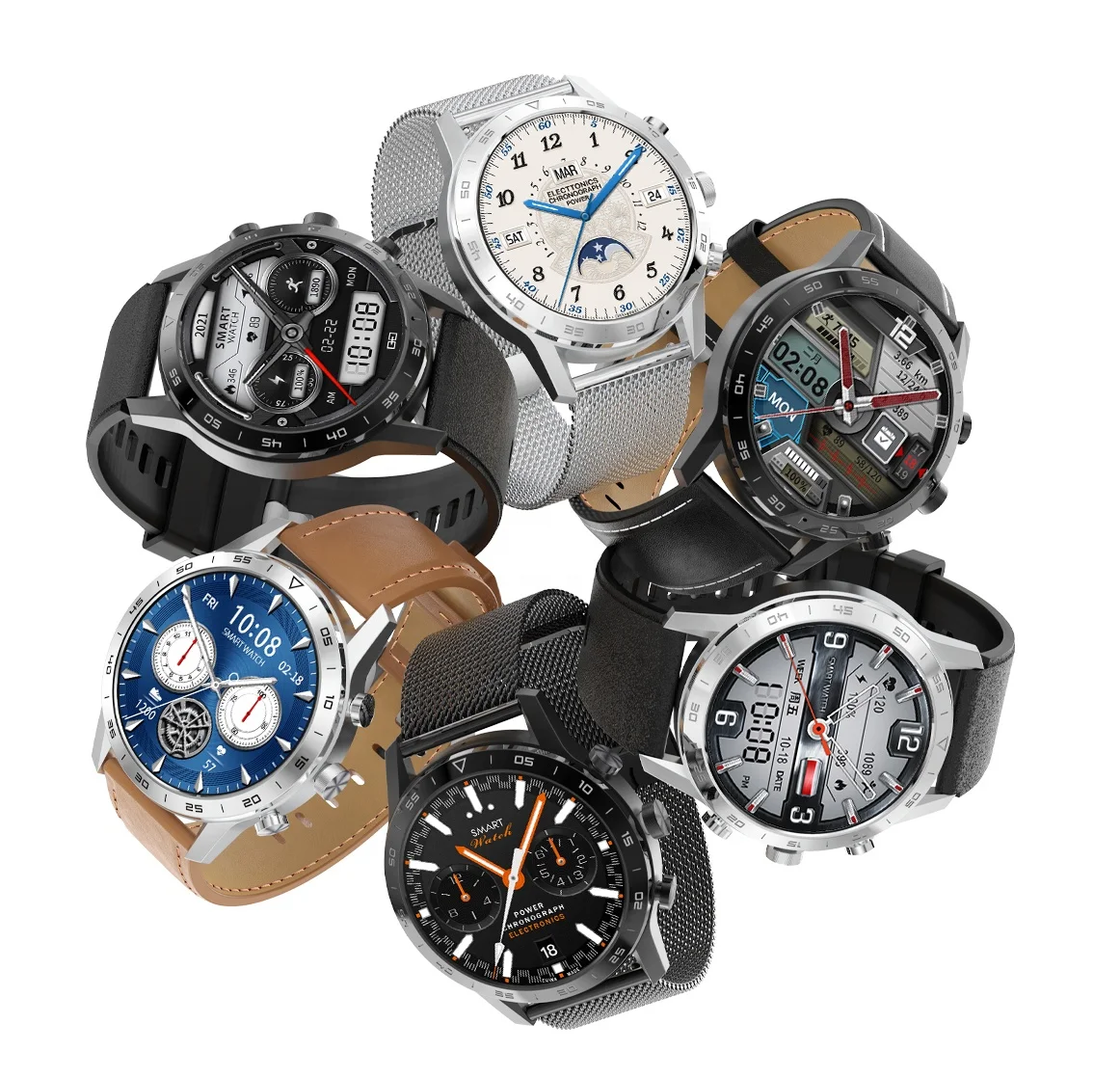 

KK70 BT call smart watch Wireless charging music player bracelet PPG ECG Custom watch face, 6colors