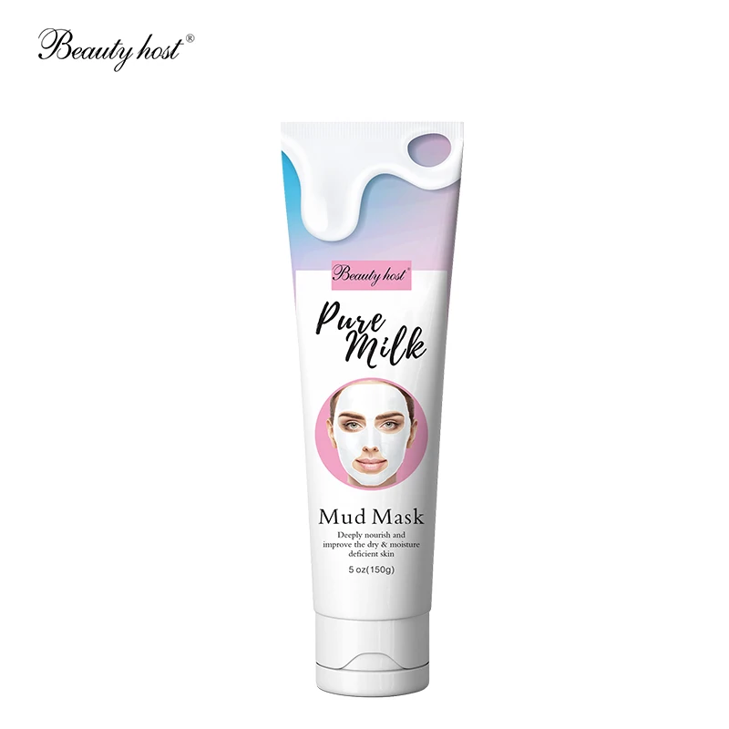 

OEM ODM Wholesale In Stock Custom Skin Care Mud Facial Masks Natural Organic Hydrating Whitening Glittering Milk Mud Face Mask