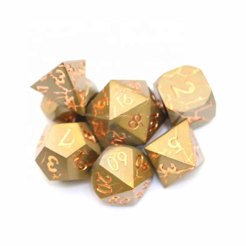 

OEM custom metal dice polyhedral rpg dnd board game dice