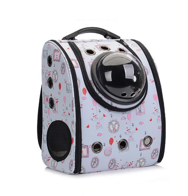 

Convenient Travel Pet PU Cage Outdoor Breathable Cat Bag Large Space Folded Pet Bag