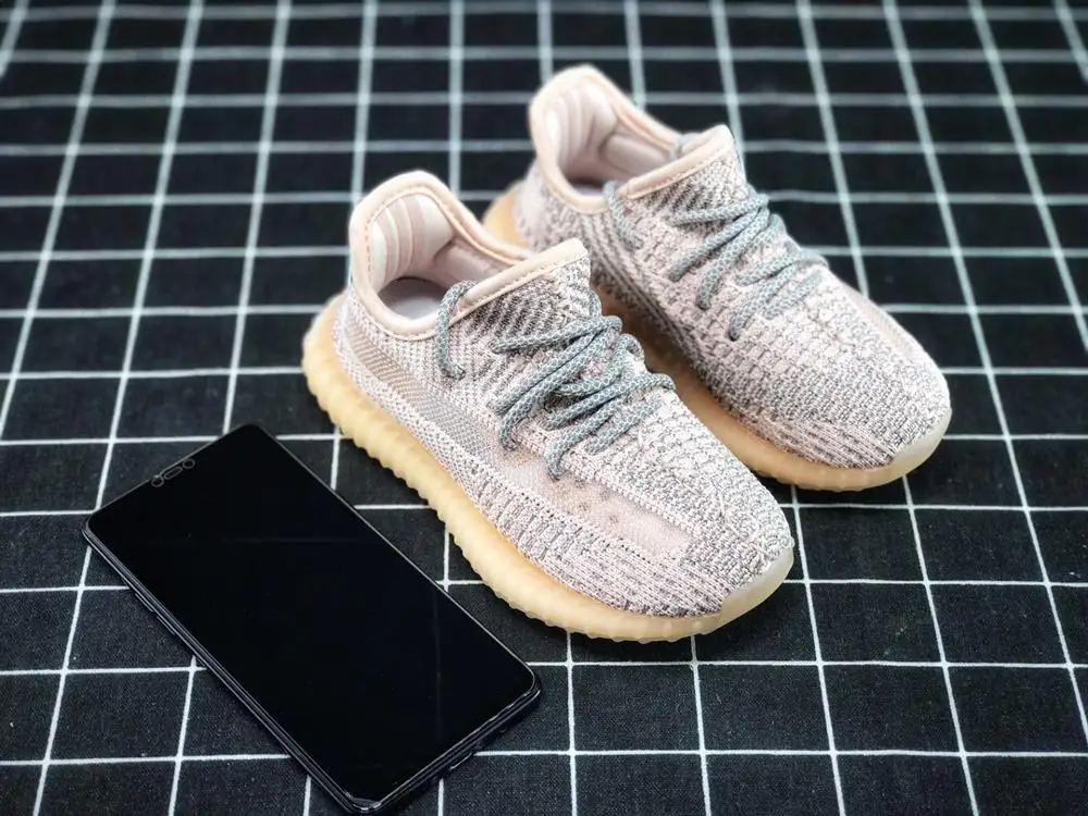 Original Kids Yeezy Sneakers 350 High Quality  Running Sports Shoes Children Casual Shoes Kids