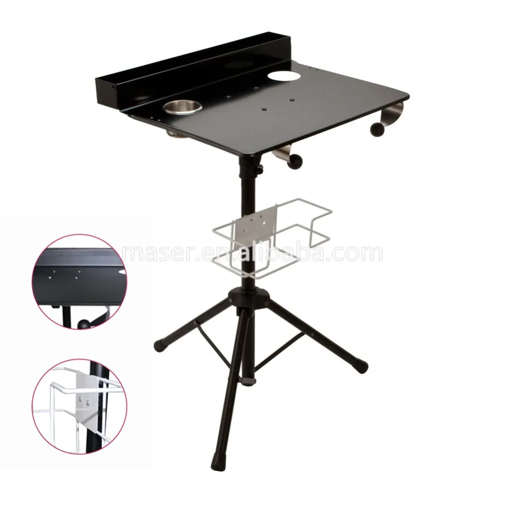 

Portable Travel Desk Tray Tattoo Stand for Tattoo Equipment. Tattoo Work Station, Black