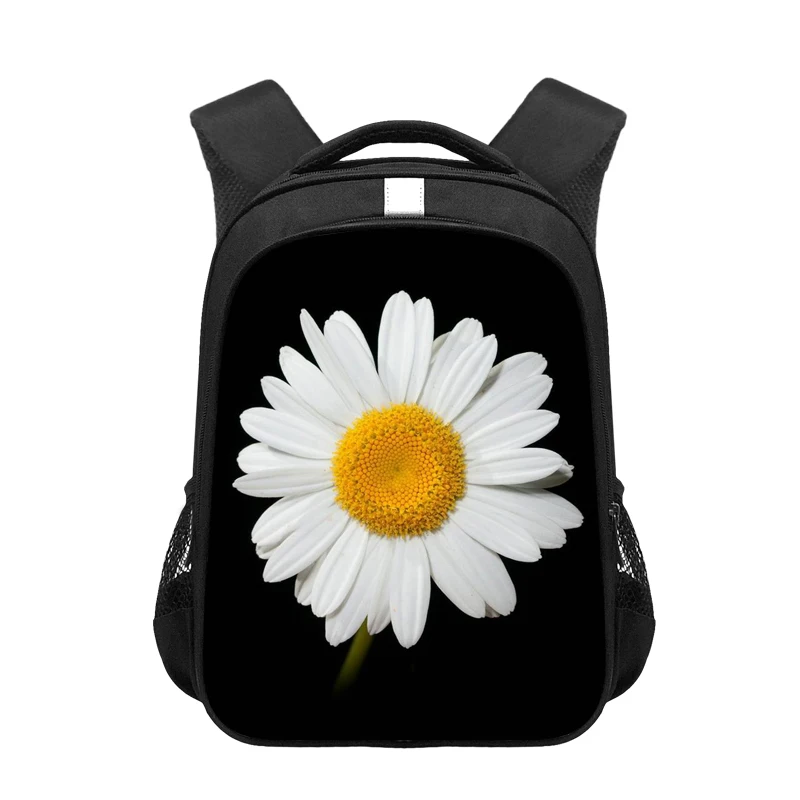 

COOLOST Fashion Backpack Women Pretty Flower Backpacks School Bags for Kids Bagpack Young Ladies Mochila Girl Student Bookbag, Black