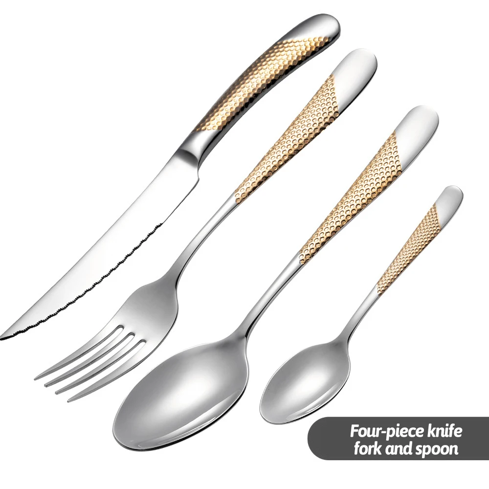 

304 Stainless Steel Knife and Fork Household Table Ware Thickened Steak Knife Restaurant Accessories