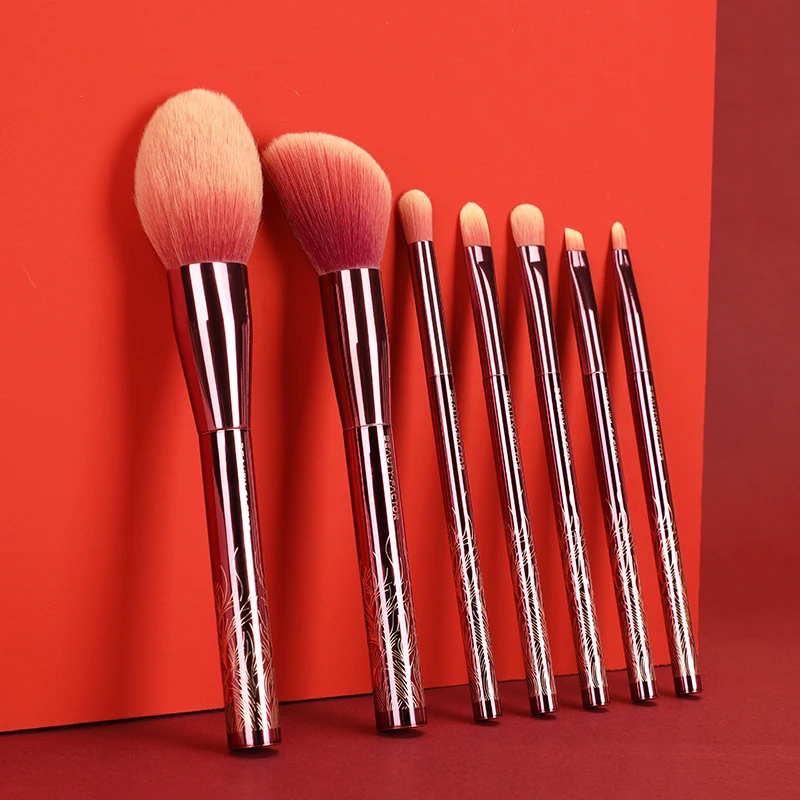 

Catboy 7Pcs Beauty Care Cosmetics Brush Professional Makeup Brush Set Luxury make up accessories makeup & tools, As the picture