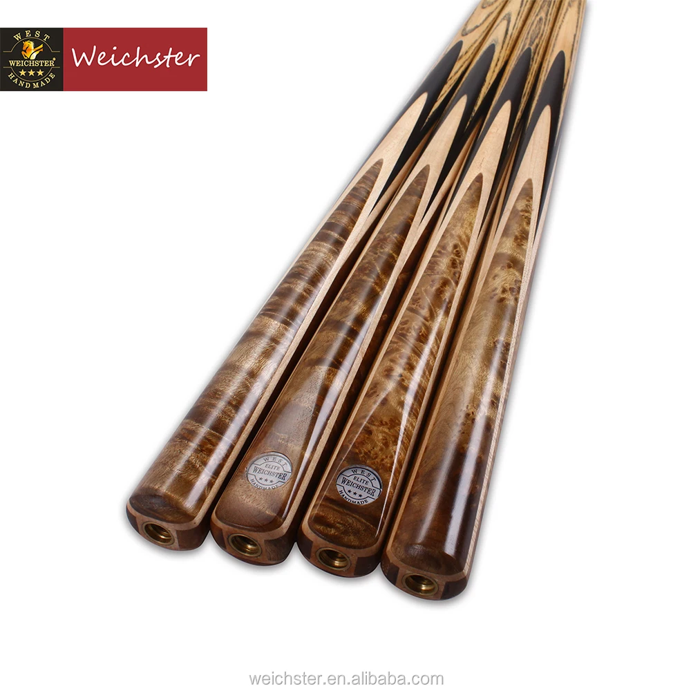 Weichster Golden Burr Ebony One 1 Piece Handmade Snooker English Pool Cue Buy Snooker Stick 85mm Cue Billiard Stick Product On Alibaba Com