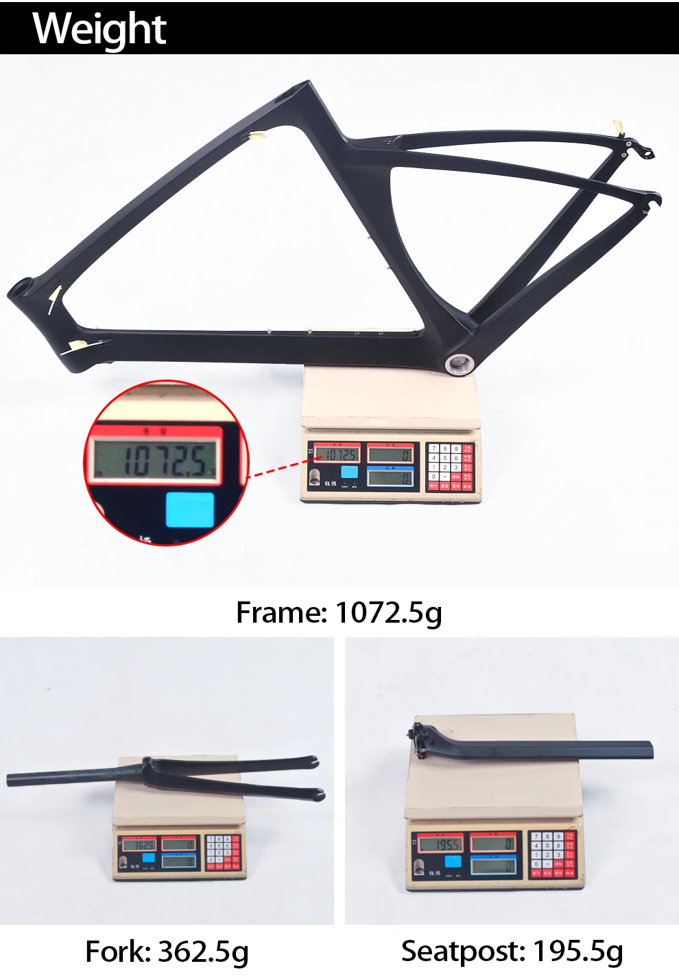 Nieuwe Bxt T800 Carbon Racefiets Frame Oem Fietsen Fiets Frameset Super