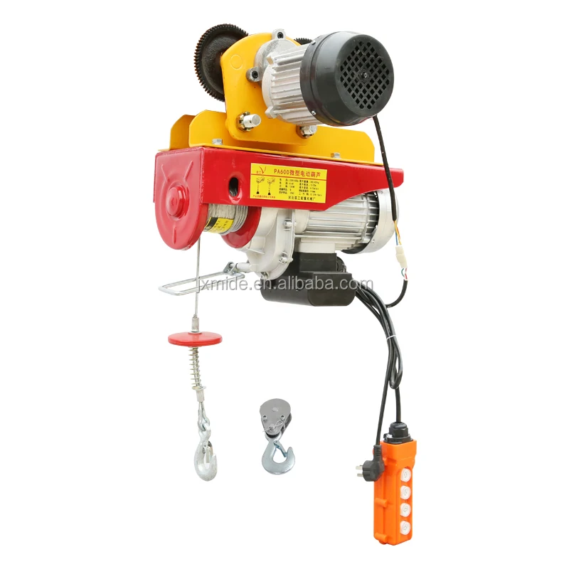 Mobile 1000kg 220 Volt Electric Winch With Electric Trolley Radio ...