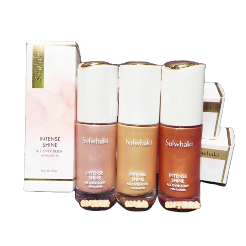 

Private label Diamond Liquid Highlighter Glitter Powder Face Brightening Foundation makeup, Multi-colored