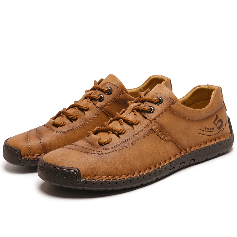 

Wholesale Genuine Leather Men Casual Shoes Luxury Brand Men's Loafers Moccasins Breathable Slip on Black Driving Shoes