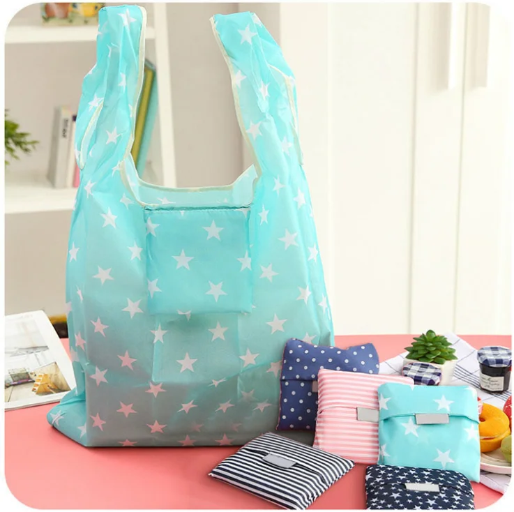 

Reusable Grocery Bags Waterproof Storage Pouch Reusable Shopping Bags Foldable