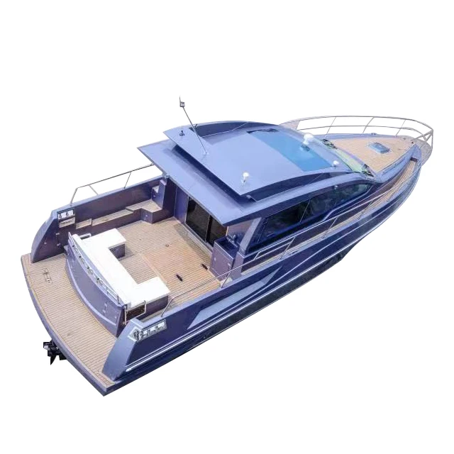 

New design boat 11.35M sports fiber glass luxurious yacht on sale aged 2018 year