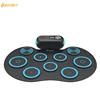 USB input roll-up drum kit with midi function roll up drums children