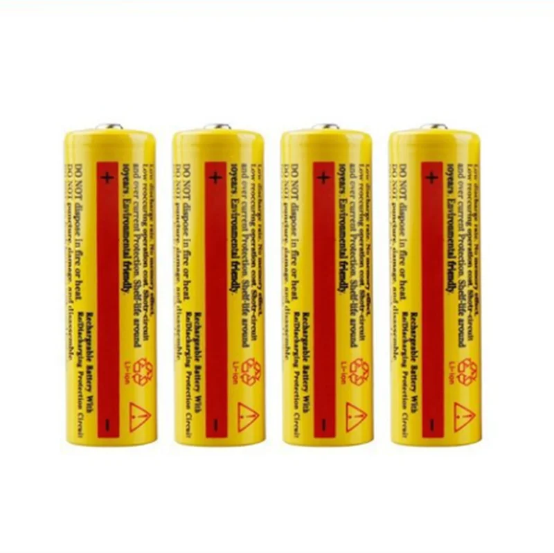 

3.7V 3600mAH 18650 Battery Rechargeable Lithium Batteries for Flashlight Headlight Amazon Customized
