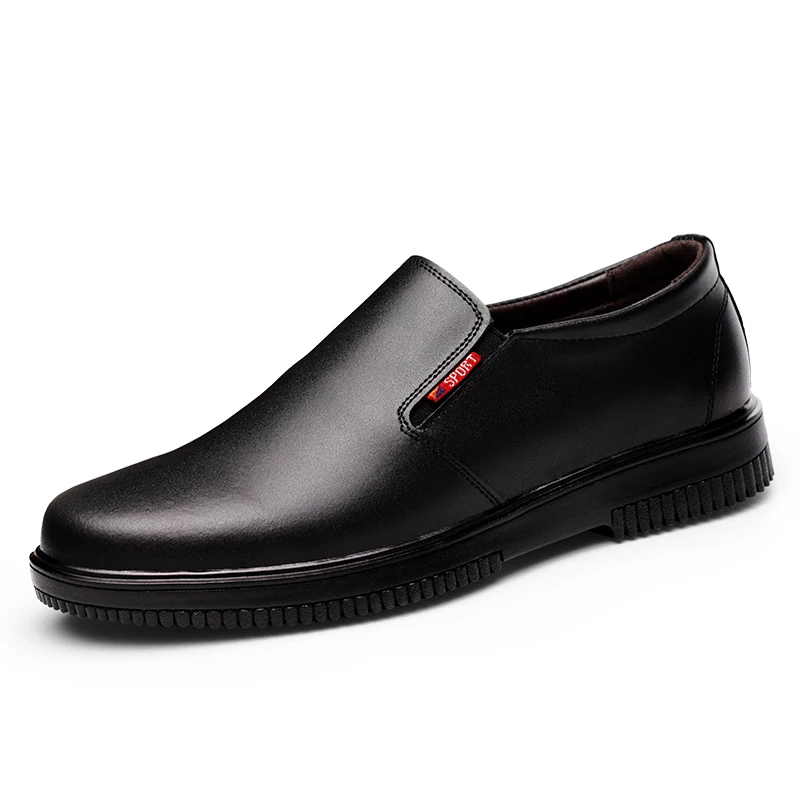 

China Factory Kitchen Work Skid Proof Waterproof Antiskid Real Cowhide Chef Shoes