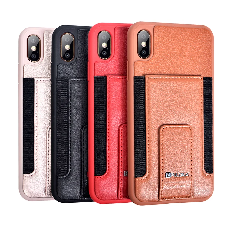 

PULOKA Leather Magnetic Cell Mobile Phone Wallet Bags Cases for Iphone 11