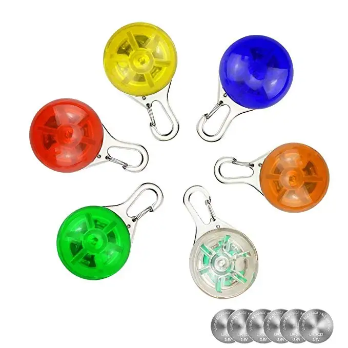 Dog Collar Light, Waterproof Safety Lights of Dogs and Cats for Night Walking, Pet Clip-On Dog Collar LED Lights