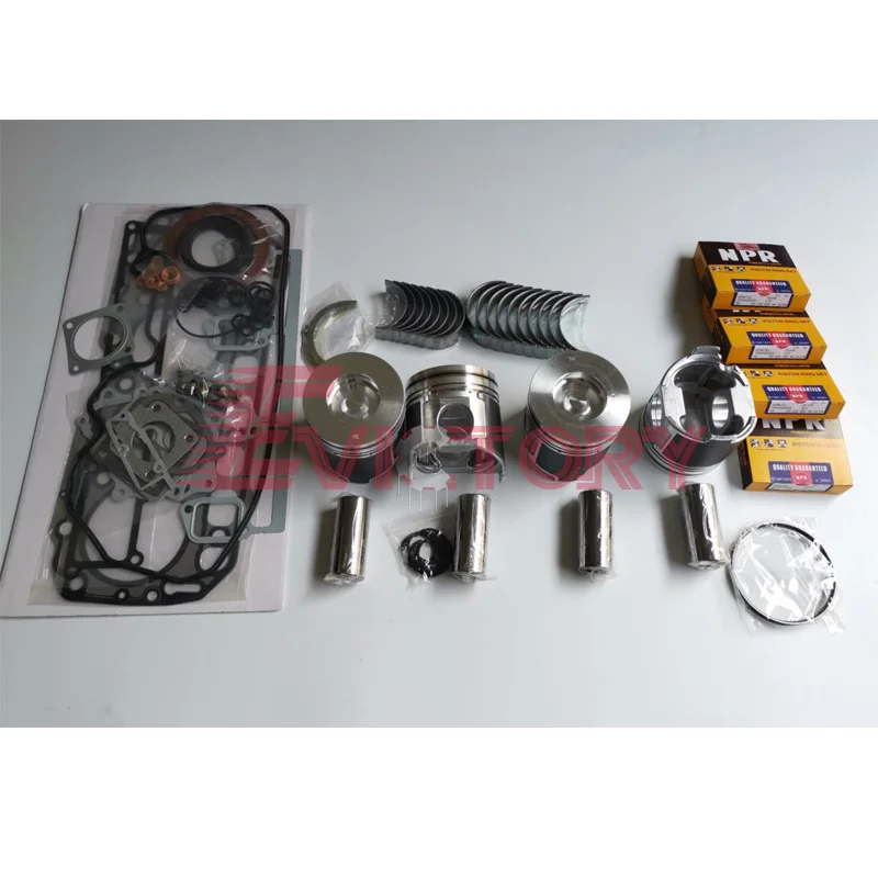 

For KOMATSU YANMAR S4D106E 4TNV106 S4D106 overhaul rebuild kit repair parts