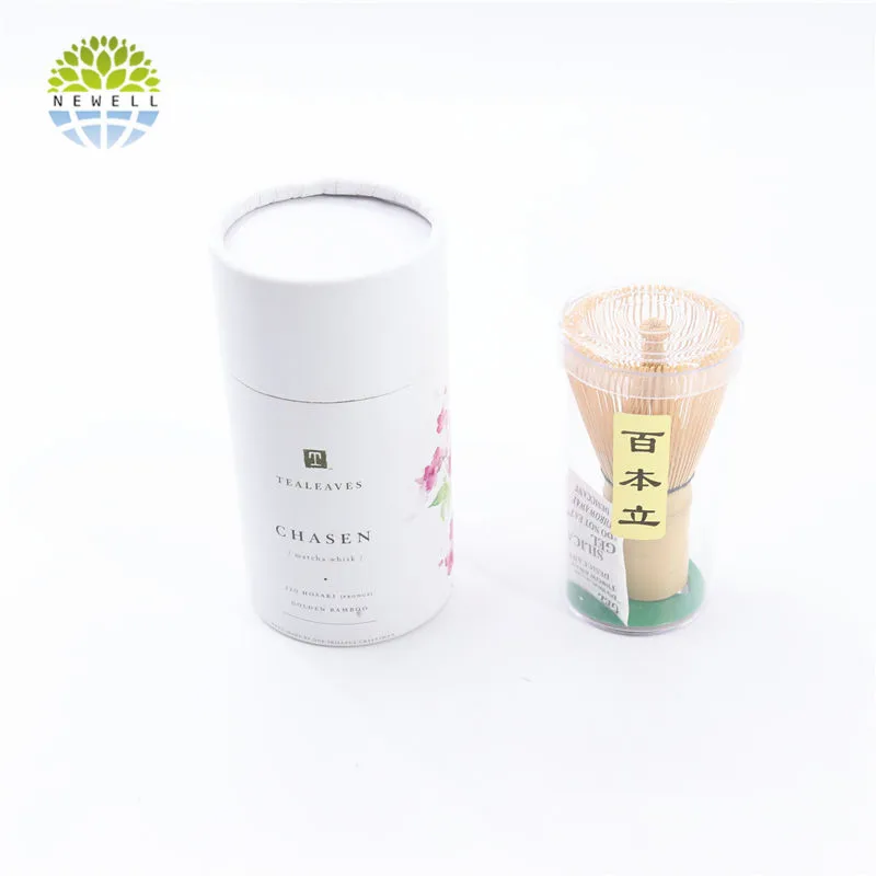 

China Supplier Bamboo Matcha Tea Whisk Chasen With Customer Logo, Natural