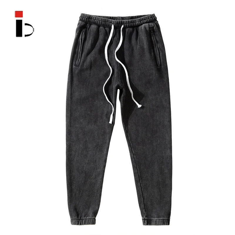 

French Terry cotton sport running mens sweatpants wash joggers