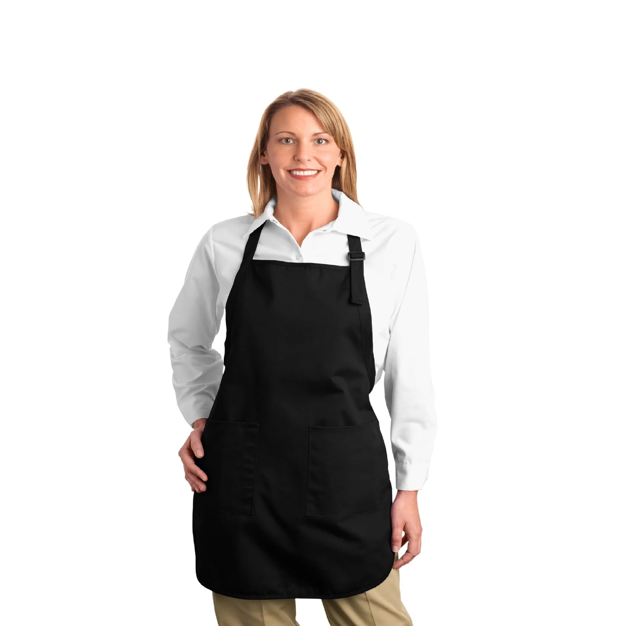 

Cheap Custom Logo Printed Cotton Polyester Kitchen Cooking Cleaning Chef Apron, Customized