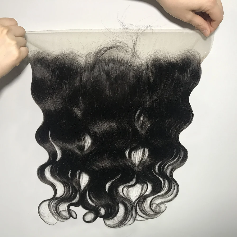 

cuticle aligned raw virgin indian human hair unprocessed with cheap frontal closure body wave